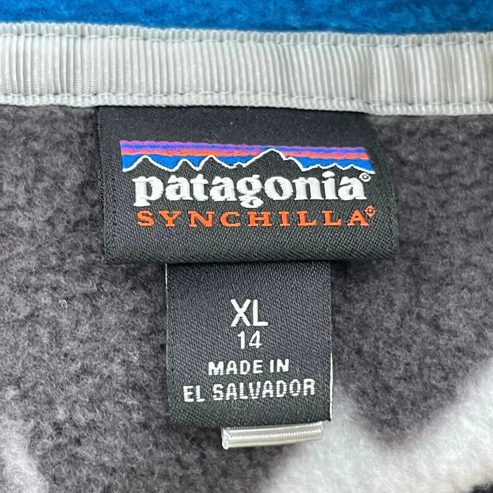 Patagonia Synchilla Lightweight Snap-T Fleece Pullover Frontera: Endless Blue 14
